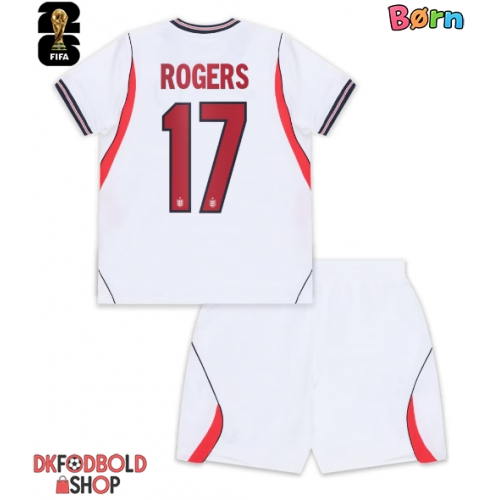 England Morgan Rogers #17 Hjemmebanesæt Børn VM 2026 Kort ærmer (+ korte bukser)